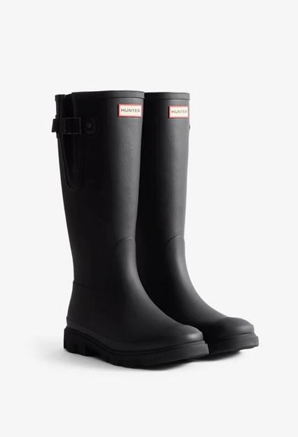 Hunter Unisex Downpour Adjustable Boot Black
